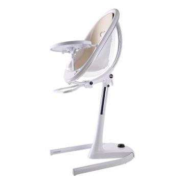 Scaun de masa copii Moon 2G White cu interior Mima