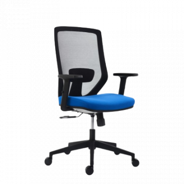 Scaun ergonomic Zen stofa albastra