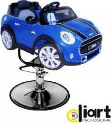 Scaun frizerie copii Mini Cooper