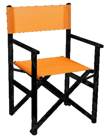 Scaun regizor pliant Raki Cajueiero, 58x100x115cm