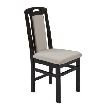 Scaune din lemn culoare wenge, tapiterie catifea