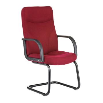 Scaune vizitator Riva S baza - sanie - bordo
