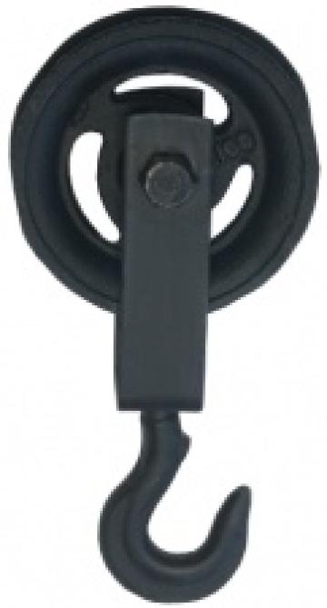 Scripete cu fulie de fonta / 140mm - 150kg