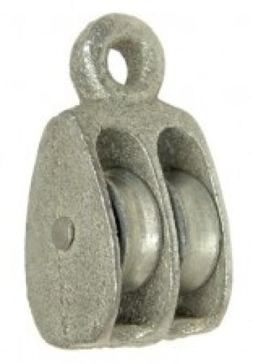 Scripete dublu cu inel / 1" - 100kg