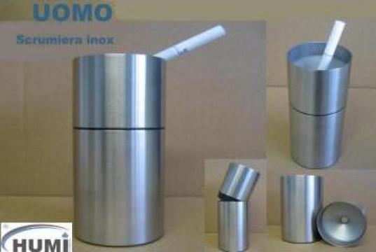 Scrumiera Inox Uomo
