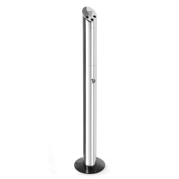 Scrumiera stalp, otel inoxidabil 18/8, 17x(H)92 cm