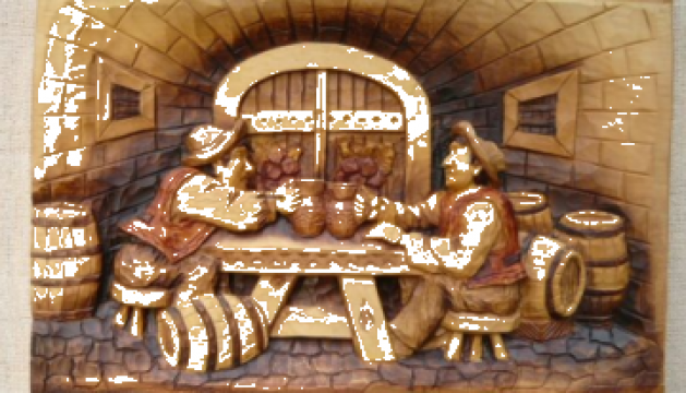 Sculptura lemn Petrecaretii