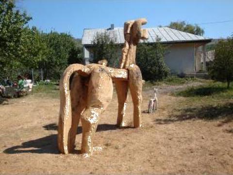 Sculptura monumentala - Calul de la Stanisesti
