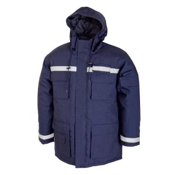 Scurta de iarna cu benzi reflectorizante Prag Blue