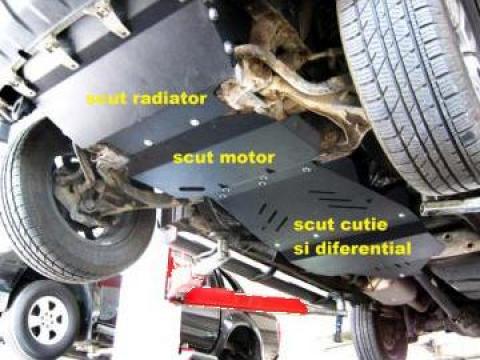 Scut motor din otel Nissan Navara D50