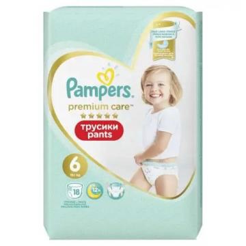 Scutece chilotel Pampers Care 15kg+ Junior 6 (18buc)