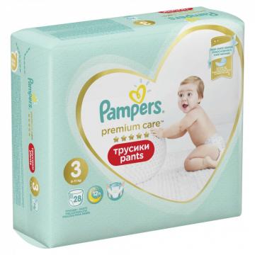 Scutece chilotel Pampers Care 6-11kg Midi 3 (28buc)