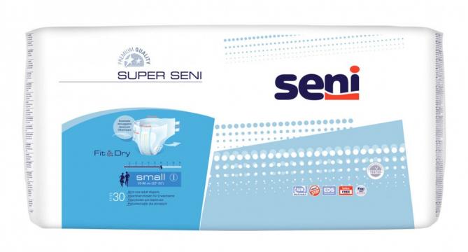 Scutece pentru adulti Seni Small 1 55-80cm (30buc)