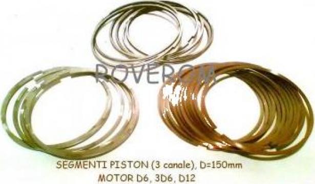 Segmenti piston (3 canale) motor D6, 3D6, D12 (d=150mm)