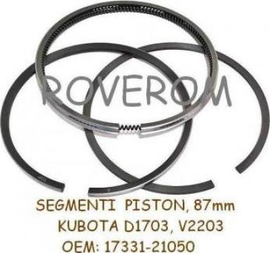 Segmenti piston Kubota D1703, V2203, 87mm