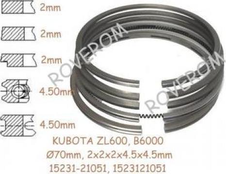 Segmenti piston Kubota ZL600, B6000, B6000E, B6001, 70mm