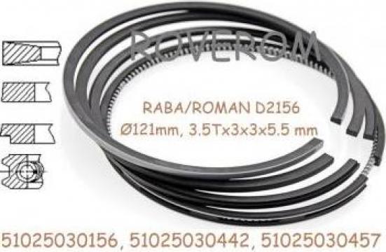 Segmenti piston Man D2146, D2156, Raba D2156, 121mm