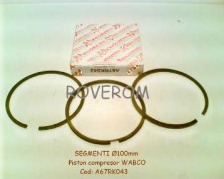 Segmenti piston compresor Wabco, Mercedes, Man (d=100mm)