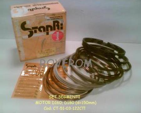 Segmenti piston motor D160, D180, buldozer T170 (d=150mm)