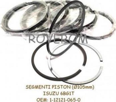 Segmenti piston motor Isuzu 6BG1T, 6BG1, 4BG1T (d=105mm)