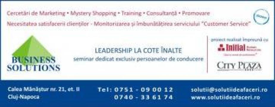 Seminar - Leadership la cote inalte