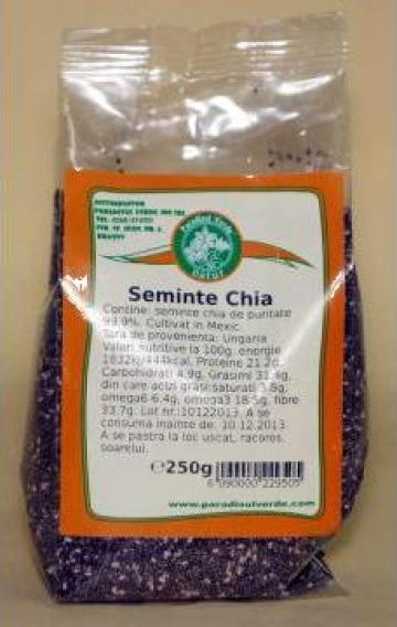 Seminte de chia Mexic 250g Paradisul Verde