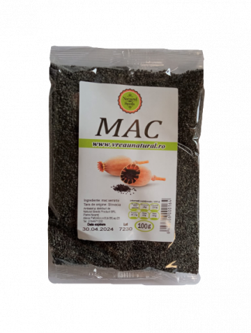 Seminte mac 100gr, Natural Seeds Product