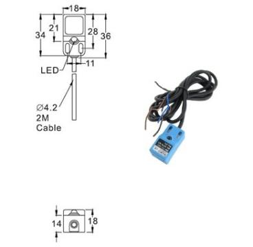 Senzor de proximitate 4mm