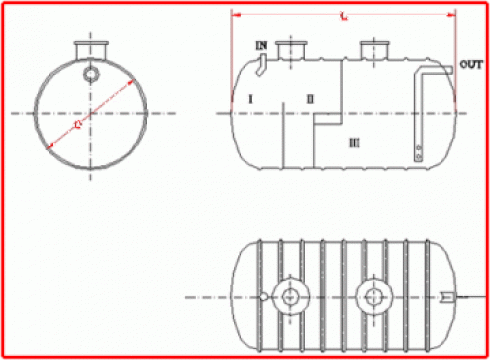 Separator de grasimi hidrocarburi