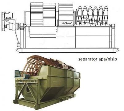 Separator, decantator apa, nisip