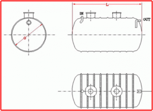 Separator nisip, uleiuri, hidrocarburi