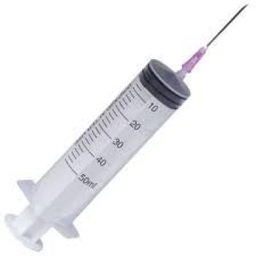 Seringa 50ml (21G 1 1/2") Luer SLIP