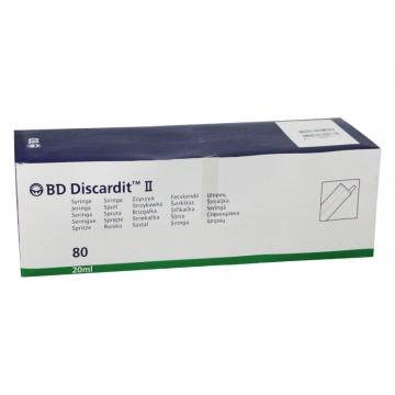 Seringi 20 ml cu ac 21G - BD Discardit - 80 buc