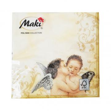 Servetele de masa 33x33cm, Angels - 3 straturi