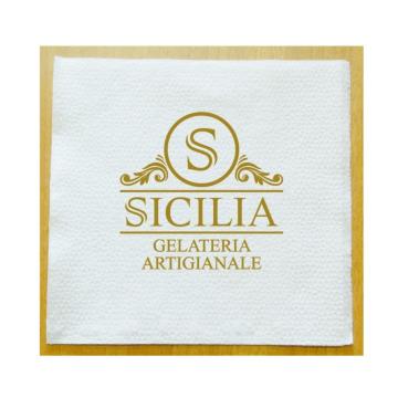 Servetele personalizate 1 strat, 25 x 25 cm