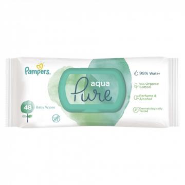 Servetele umede Pampers Aqua Pure 48buc