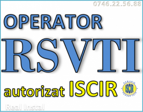 Servicii RSVTI -operator RSVTI autorizat ISCIR