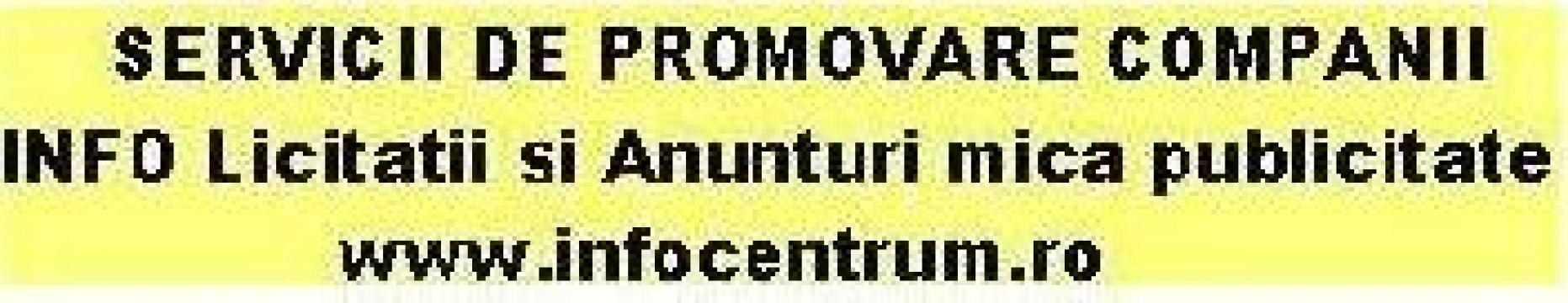 Servicii de promovare companii, licitatii