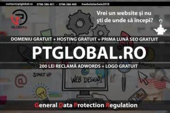 Servicii de webdesign, implementare SEO, SSL, GDPR