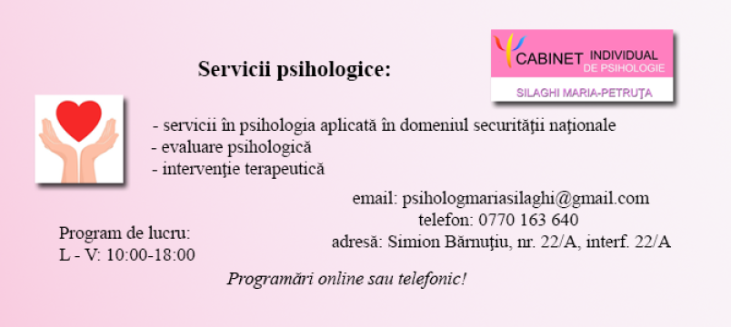 Servicii in psihologia aplicata