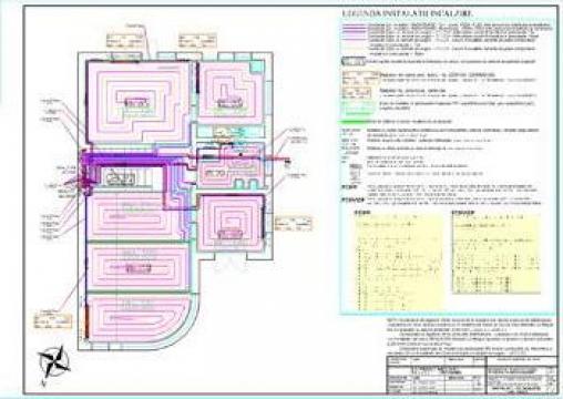 Servicii proiectare instalatii sanitare si termice