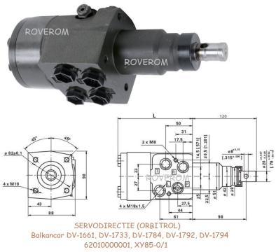 Servodirectie (orbitrol) Balkancar DV-1661, DV-1794, Still