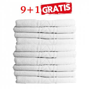 Set 10 prosoape 30 x 50 cm, 9 + 1