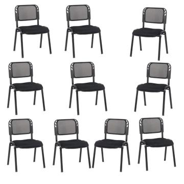 Set 10 scaune pe negru pentru diverse evenimente