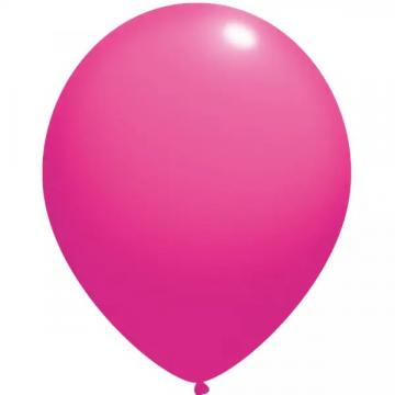 Set 100 baloane latex roz 13 cm