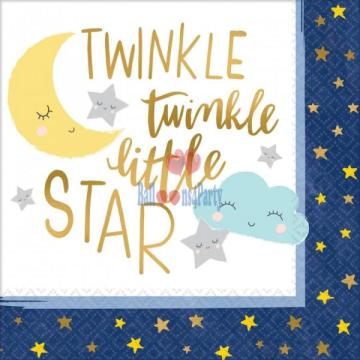 Set 16 servetele Luna nori stele Twinkle Little Star 33 33