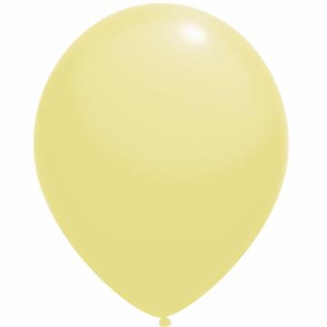 Set 25 baloane latex galben vanilie 27cm