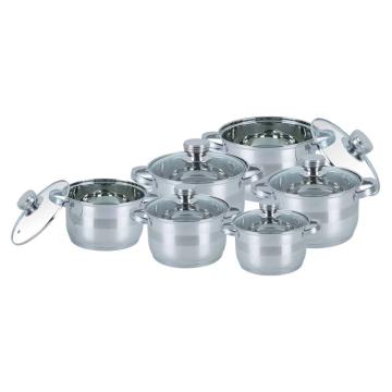 Set 6 oale Bohmann BH-71275N, manere inox, capace sticla