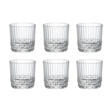 Set 6 pahare cocktail Bormioli Rocco America Rocks 300ml