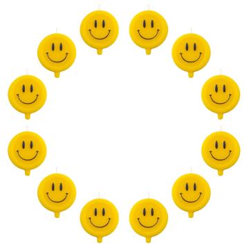 Set Lumanari rotunde Smile, 12 buc. - Lumea